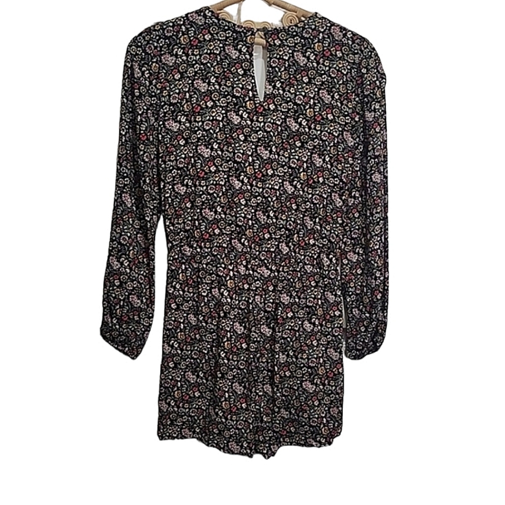Loft Ditsy Floral Long Sleeve romper size S - Picture 5 of 6